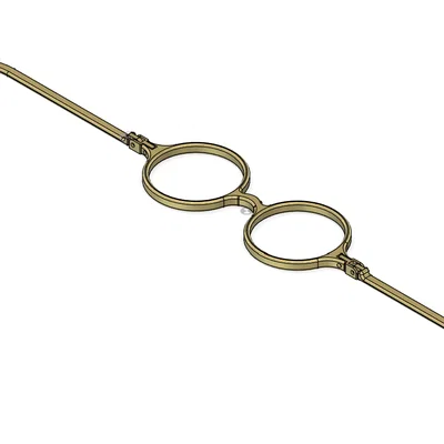 Mẫu in 3D mắt kính phong cách Harry Potter đáng yêu cho bé