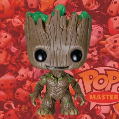Mô hình Groot Funko Pop in 3D - Đồ trang trí sáng tạo cực dễ thương