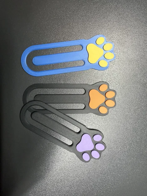 Kẹp Sách Hình Chân Chó 3D Đáng Yêu - Phụ Kiện Cho Người Yêu Sách - Image 1