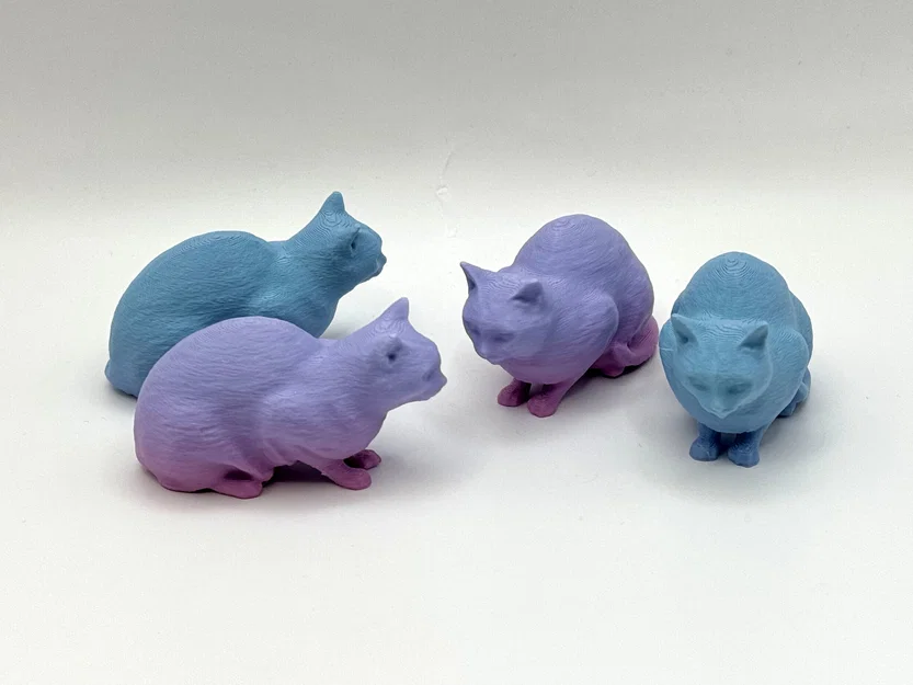 Mô hình chú mèo con dễ thương (The Kitten) dùng trang trí bàn làm việc - Image 1