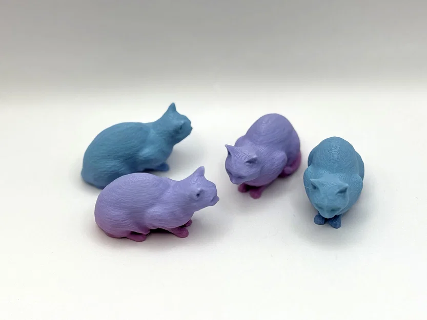 Mô hình chú mèo con dễ thương (The Kitten) dùng trang trí bàn làm việc - Image 2