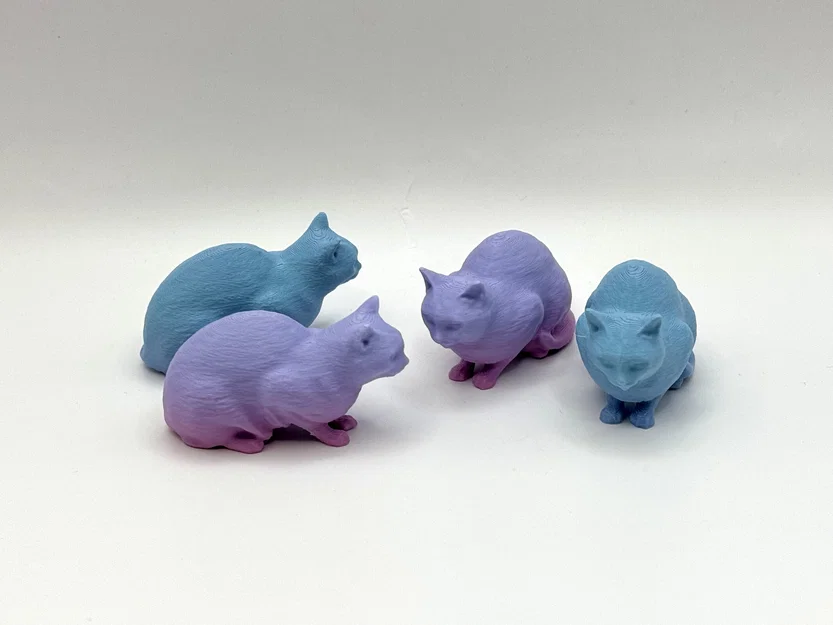 Mô hình chú mèo con dễ thương (The Kitten) dùng trang trí bàn làm việc - Image 4