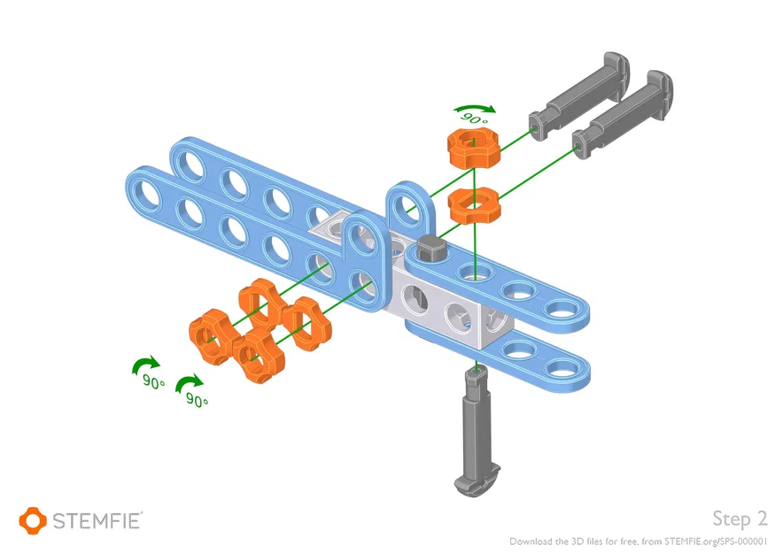 Xe đồ chơi chạy bằng dây thun STEMFIE - Image 8