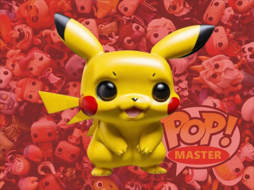 Mô hình Pikachu theo phong cách Funko Pop in 3D ấn tượng - Image 1