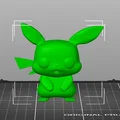 Mô hình Pikachu theo phong cách Funko Pop in 3D ấn tượng - Thumbnail 2