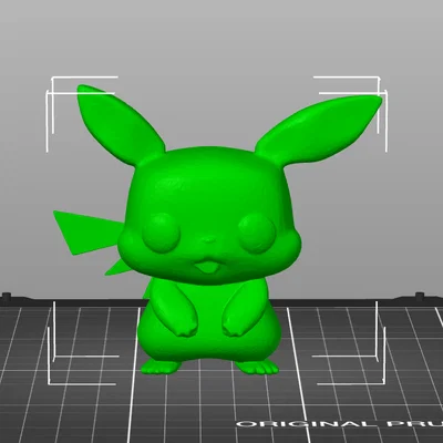 Mô hình Pikachu theo phong cách Funko Pop in 3D ấn tượng
