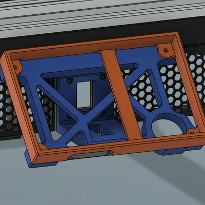 Ngàm gắn BTT HDMI5 1.2 cho Flat Mesh Skirt trên Ender 3 NG