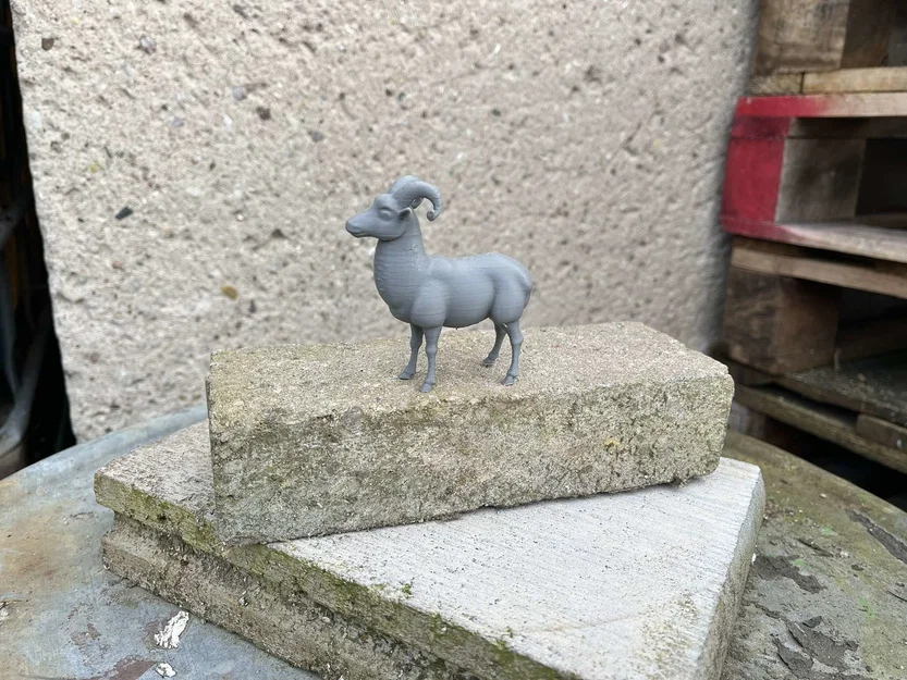 Mô hình Dê núi (Mountain Goat) siêu đáng yêu - Image 2