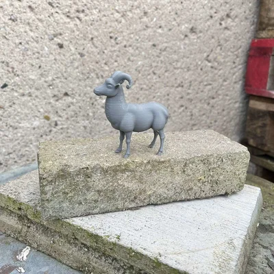Mô hình Dê núi (Mountain Goat) siêu đáng yêu