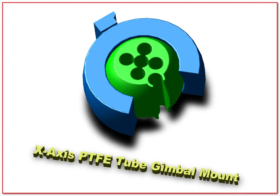 Bộ Gá Đỡ X-Axis PTFE Tube Gimbal cho Anycubic Kobra 3 - Image 1