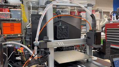 Bộ Gá Đỡ X-Axis PTFE Tube Gimbal cho Anycubic Kobra 3 - Thumbnail 7