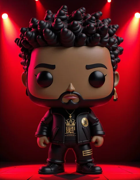 Mô hình in 3D The Weeknd phong cách Funko Pop – Đồ sưu tầm cho fan âm nhạc - Image 2