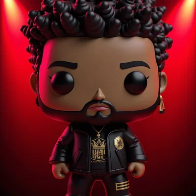 Mô hình in 3D The Weeknd phong cách Funko Pop – Đồ sưu tầm cho fan âm nhạc