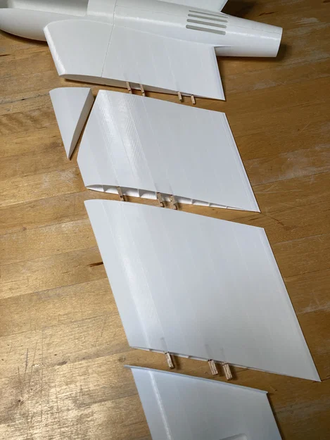 Mô hình máy bay điều khiển từ xa Falcon 48 inch in 3D - Image 8