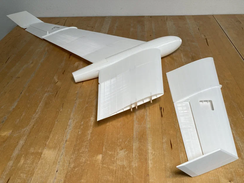 Mô hình máy bay điều khiển từ xa Falcon 48 inch in 3D - Image 9