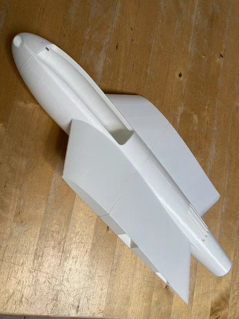 Mô hình máy bay điều khiển từ xa Falcon 48 inch in 3D - Image 10