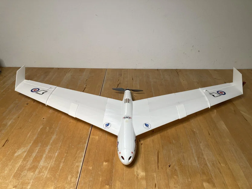 Mô hình máy bay điều khiển từ xa Falcon 48 inch in 3D - Image 14