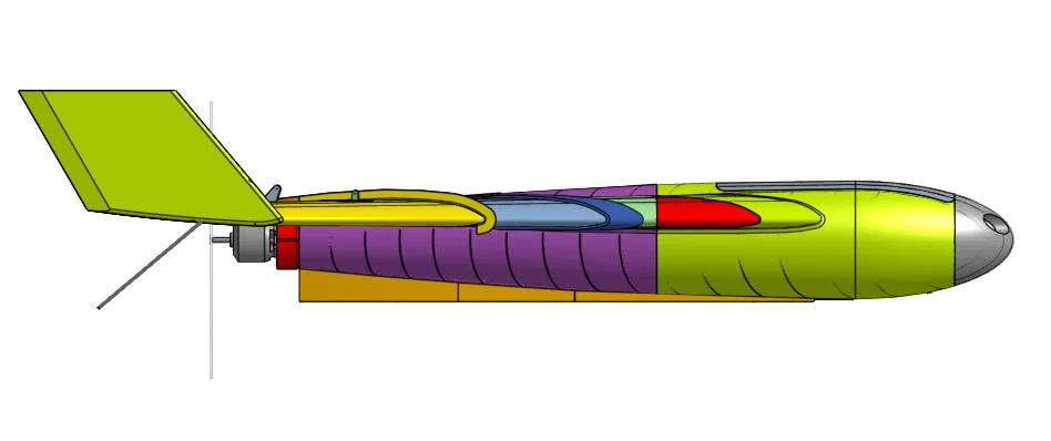 Mô hình máy bay điều khiển từ xa Falcon 48 inch in 3D - Image 17