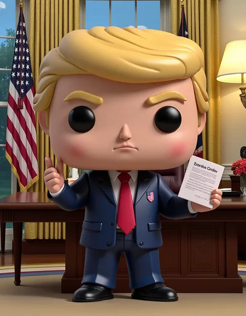 Donald Trump - Mô hình in 3D ký sắc lệnh - Image 1