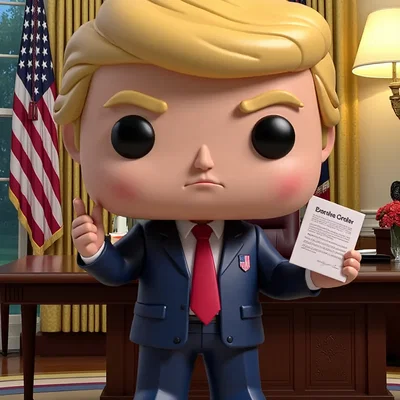Donald Trump - Mô hình in 3D ký sắc lệnh