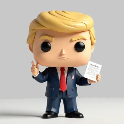 Donald Trump - Mô hình in 3D ký sắc lệnh