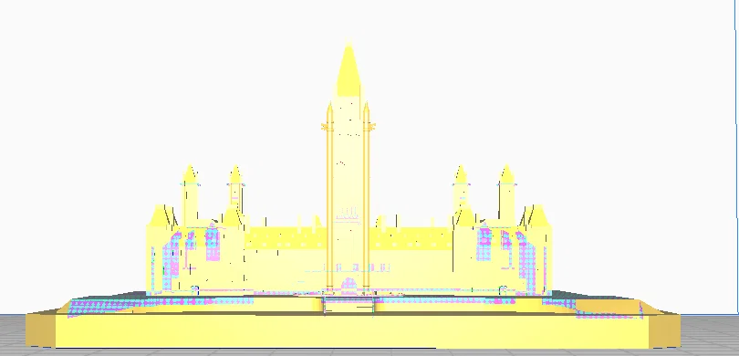 Mô hình 3D tòa nhà quốc hội Canada (Parliament Hill) - Image 1
