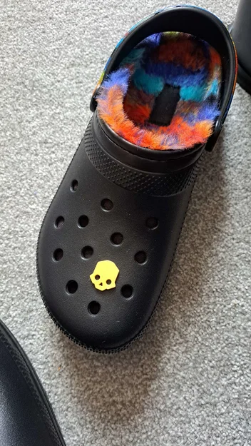 Phụ kiện gắn giày Croc hình đầu lâu Helldivers (Jibbitz in 3D) - Image 1