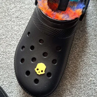 Phụ kiện gắn giày Croc hình đầu lâu Helldivers (Jibbitz in 3D)