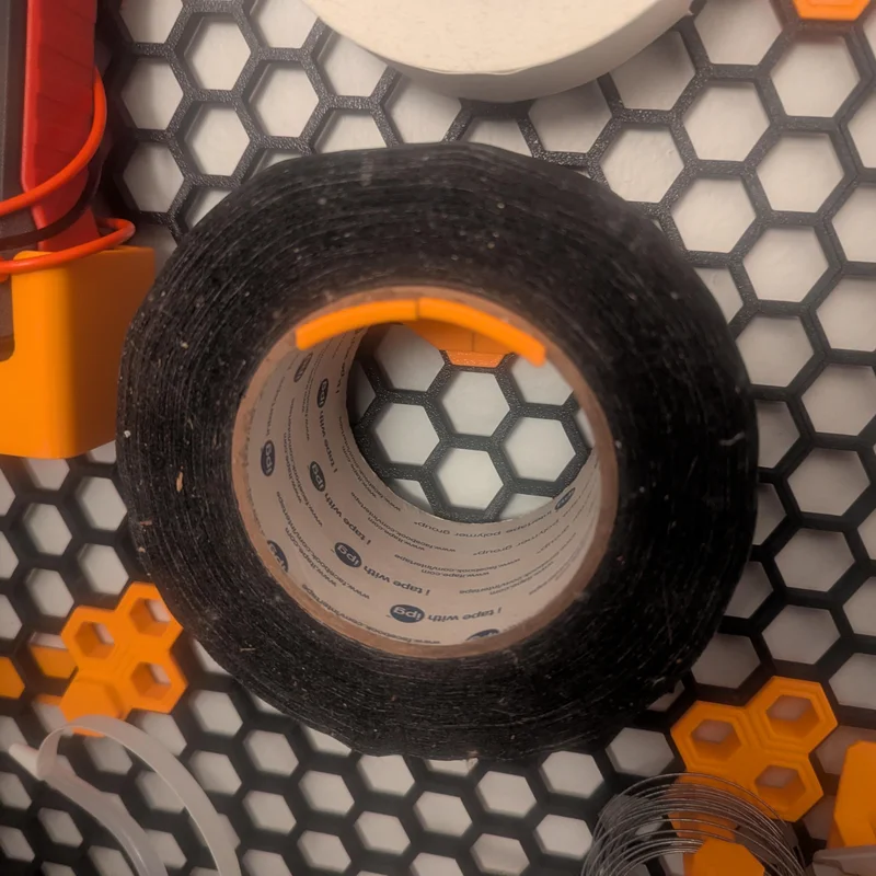 Giá treo băng keo 73mm cho bảng Honeycomb Storage Wall (HSW) - In 3D tiện lợi