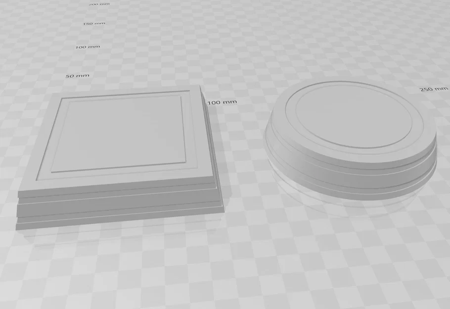 Đế trưng bày mô hình đa năng (Universal Pedestal) in 3D - Image 1