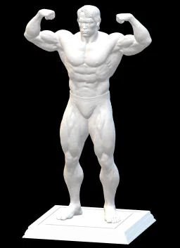 Mô hình tượng Arnold Schwarzenegger kèm đế vuông - Image 2
