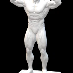 Mô hình tượng Arnold Schwarzenegger kèm đế vuông
