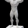 Mô hình tượng Arnold Schwarzenegger kèm đế vuông - Thumbnail 3