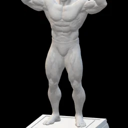 Mô hình tượng Arnold Schwarzenegger kèm đế vuông