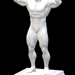 Mô hình tượng Arnold Schwarzenegger kèm đế vuông