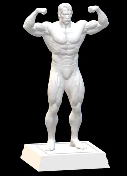 Mô hình tượng Arnold Schwarzenegger kèm đế vuông - Image 5