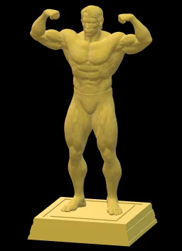 Mô hình tượng Arnold Schwarzenegger kèm đế vuông - Image 8