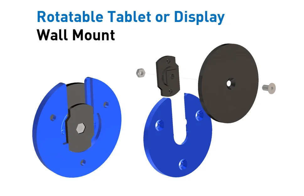 Giá treo tường xoay cho máy tính bảng - Image 1