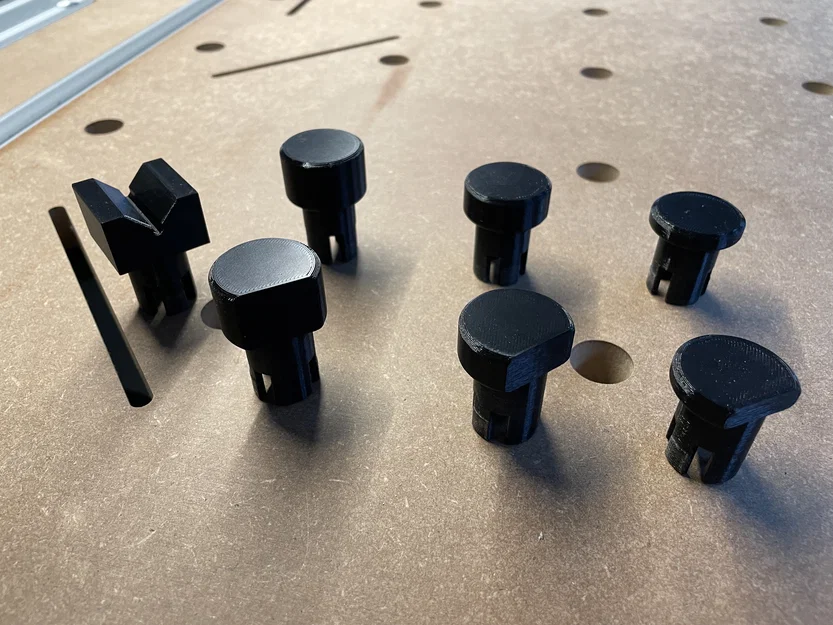 Bộ sưu tập Bench Dog đa dạng - Dành cho bàn làm việc lỗ 20 mm - Không cần support - Image 9