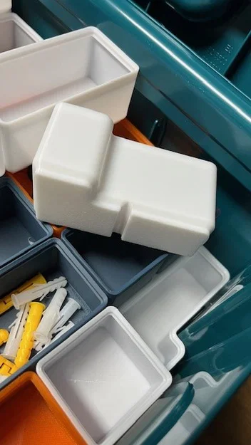 Khay góc (Corner Bins) cho hệ thống Gridfinity MakPac - Image 2