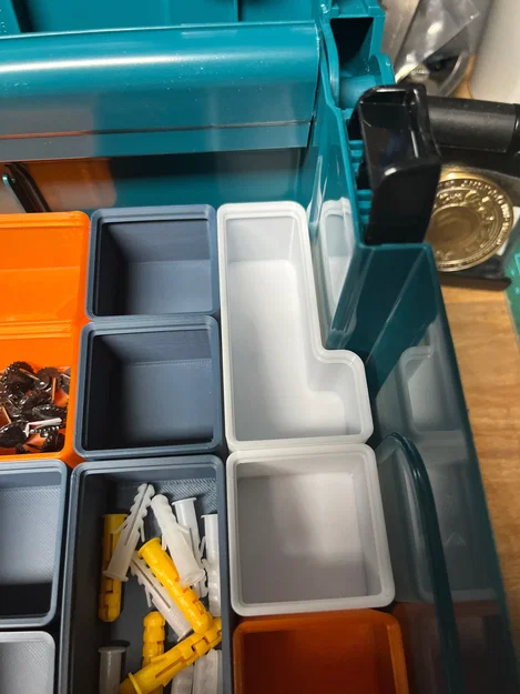 Khay góc (Corner Bins) cho hệ thống Gridfinity MakPac - Image 4