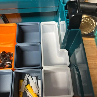 Khay góc (Corner Bins) cho hệ thống Gridfinity MakPac