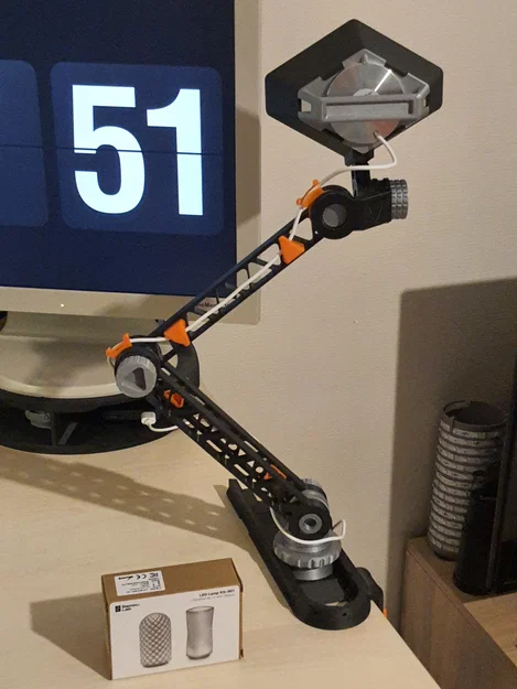 Đèn LED Mech-Arm 3D in - Linh hoạt, chắc chắn cho góc làm việc - Image 9