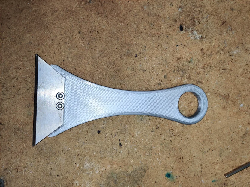 Dụng cụ cạo bàn in có lưỡi thay thế (Hỗ trợ lưỡi nhựa và thép) (Bản Remix) - Image 2