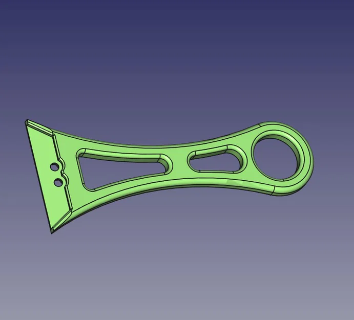 Dao cạo vệ sinh bàn in 3D với lưỡi dao thay thế tiện dụng - Image 5