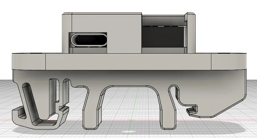 Đế gắn DIN Rail cho LDO Nitehawk USB Adapter chuyên dụng - Image 3