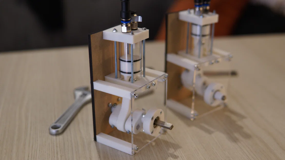 Máy nén khí / Bơm hút chân không (tự chế bằng in 3D) - Image 3