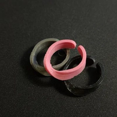 Nhẫn Moebius Ring - Phụ kiện trang sức in 3D độc đáo