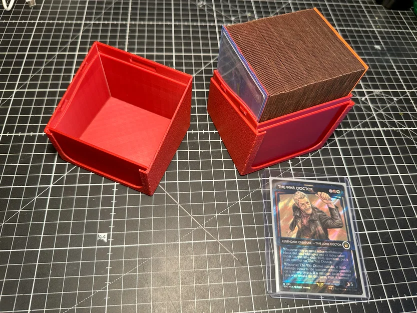 Hộp đựng bài MTG 100+ Commander kèm khe cắm toploader phía trước - Image 4