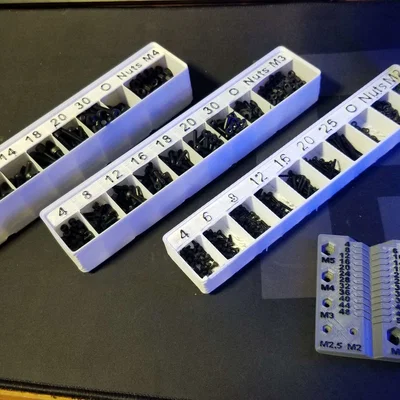 Khay phân loại ốc vít Gridfinity Lite